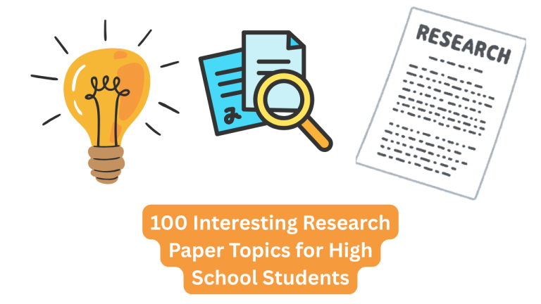 100 Interesting Research Paper Topics for High School Students