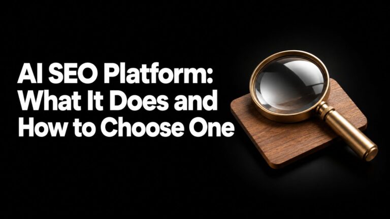 AI SEO Platform: What It Does and How to Choose One